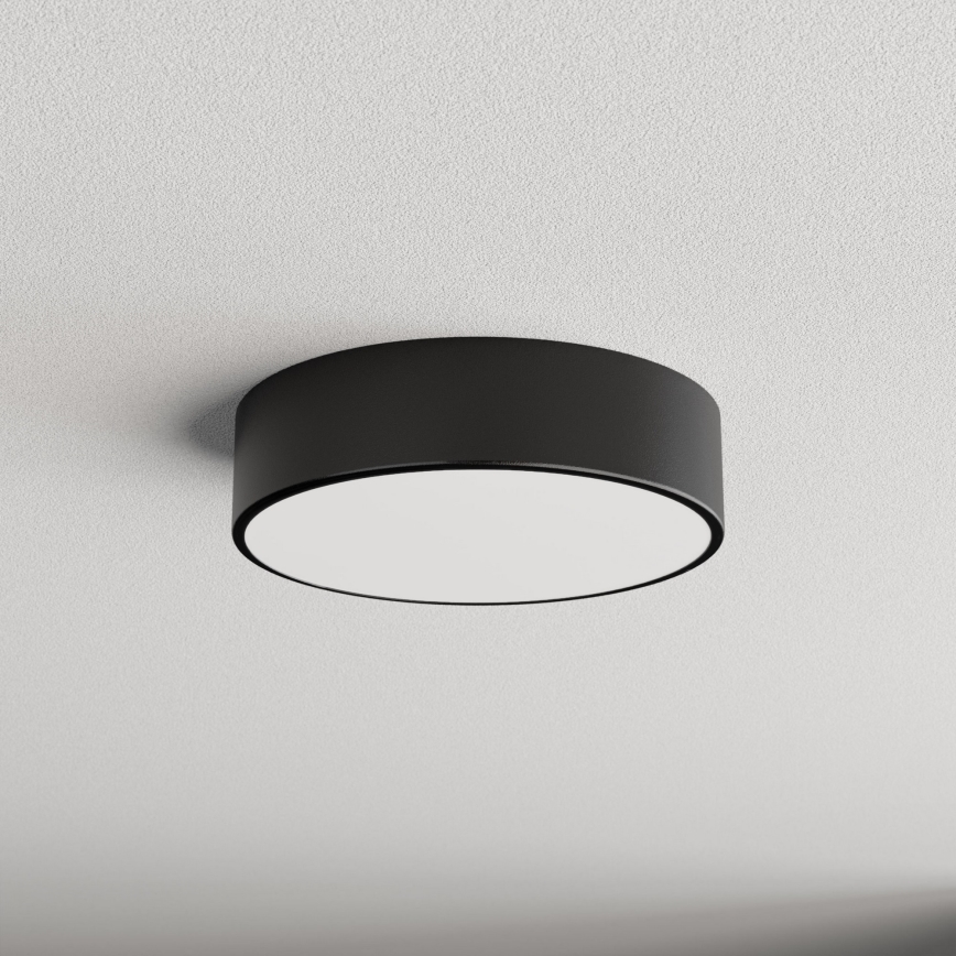 LED Ceiling light CLEO LED/24W/230V 3000K d. 30 cm black