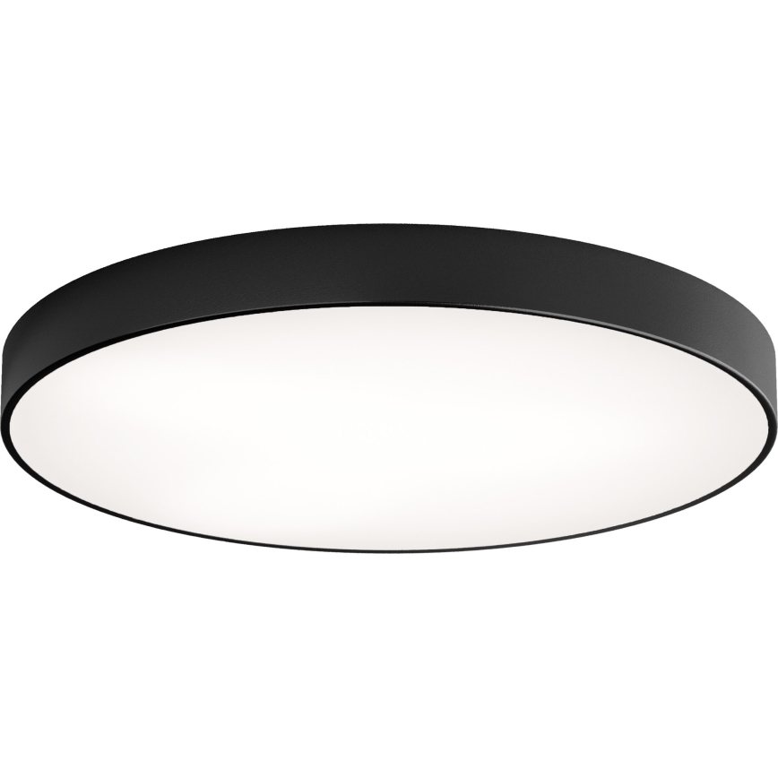 LED Ceiling light CLEO LED/96W/230V 4000K d. 80 cm black