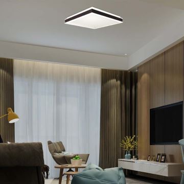 LED Ceiling light LED/18W/230V 4000K 35x35 cm black