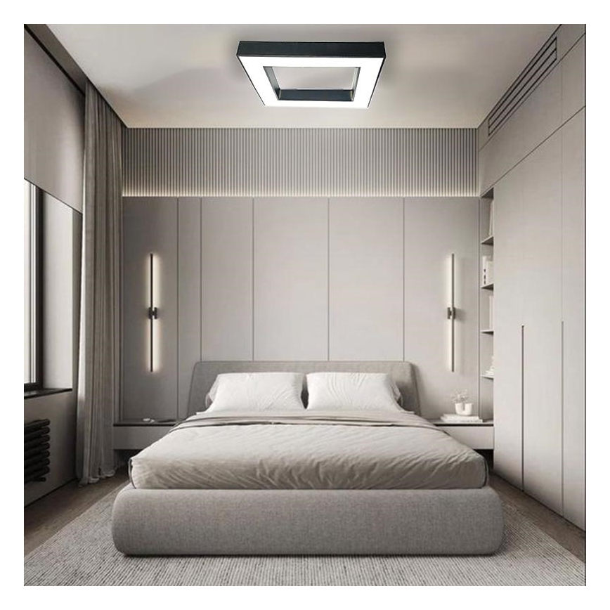 LED Ceiling light LED/55W/230V 4000K 80x80 cm