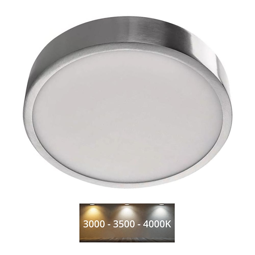 LED Ceiling light NEXXO LED/21W/230V 3000/3500/4000K d. 22,5 cm chrome