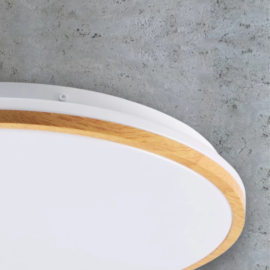 LED Ceiling light WOODY LED/15W/230V d. 28 cm