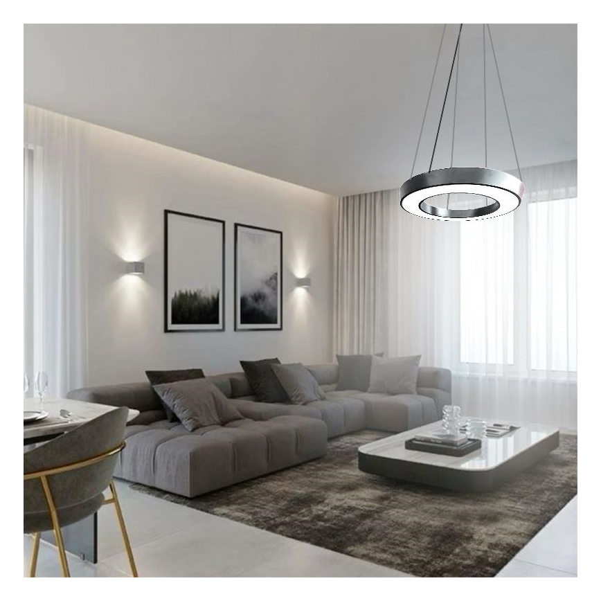 LED Chandelier on a string LED/40W/230V 4000K d. 80 cm