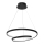 LED Chandelier on a string LUCERNO LED/48W/230V black