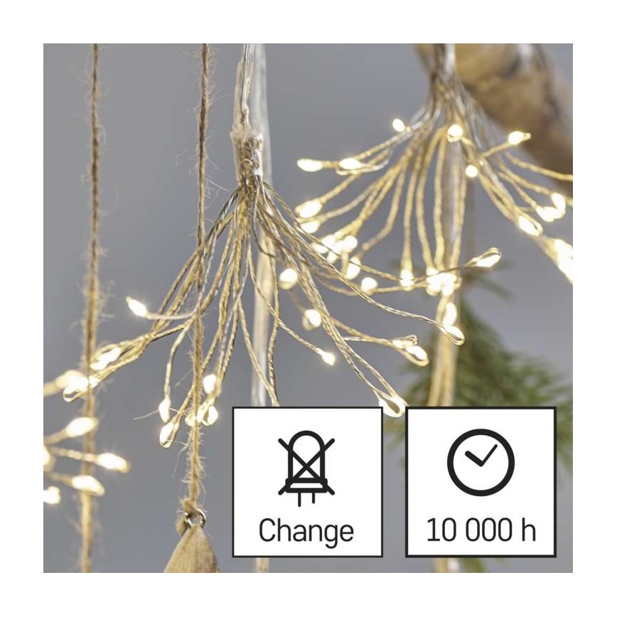 LED Christmas chain 150xLED/5,35m warm white