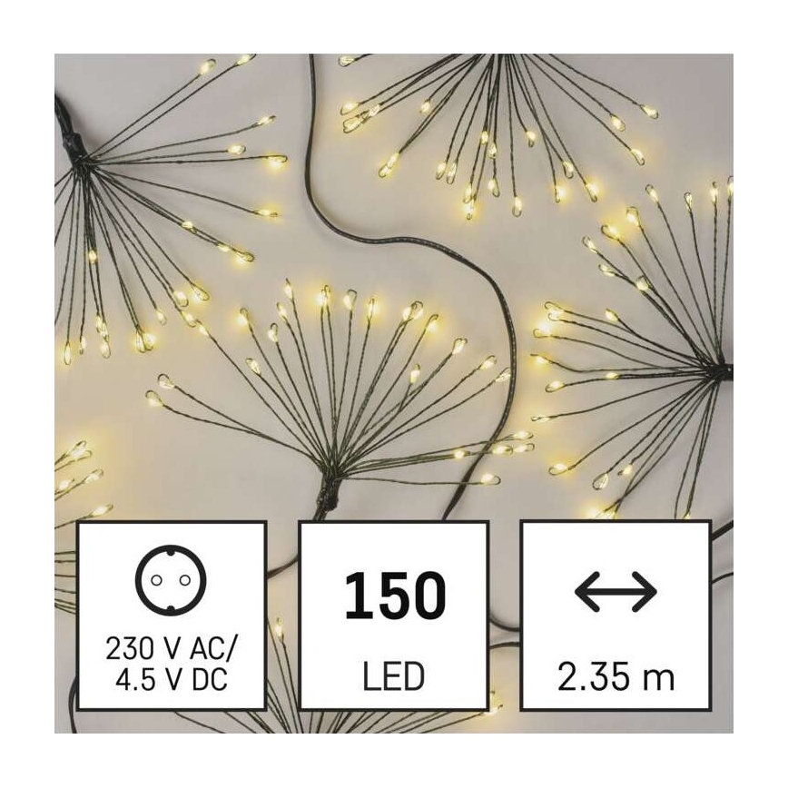 LED Christmas chain 150xLED/5,35m warm white