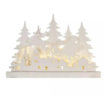 LED Christmas decoration LED/2xAA small village