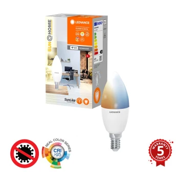 LED Dimmable antibacterial bulb B40 E14/4,9W/230V Wi-Fi - Ledvance
