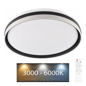 LED Dimmable bathroom ceiling light BARBARA LED/72W/230V 3000-6000K IP44 + remote control