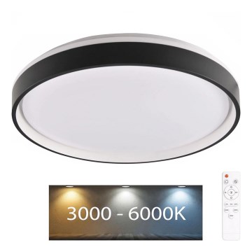 LED Dimmable bathroom ceiling light JADWIGA LED/42W/230V 3000-6000K IP44 + remote control