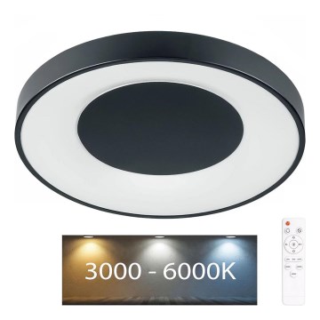 LED Dimmable bathroom ceiling light WITOLD LED/72W/230V 3000-6000K IP44 + remote control