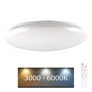 LED Dimmable bathroom light PIRIUS LED/48W/230V d. 38 cm 3000-6000K IP44 + remote control