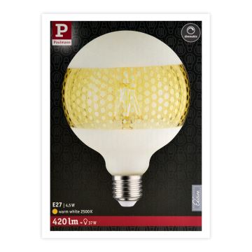 LED Dimmable bulb CLASSIC G125 E27/4,5W/230V 2500K - Paulmann 28770