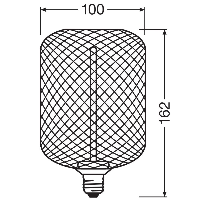 LED Dimmable bulb DECOR FILAMENT E27/3,5W/230V 1800K gold - Osram