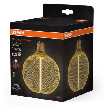 LED Dimmable bulb DECOR  FILAMENT G125 E27/3,5W/230V 1800K gold - Osram