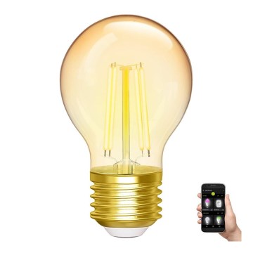 LED Dimmable bulb FILAMENT G45 E27/4,5W/230V 2700-6500K Wi-Fi - Aigostar