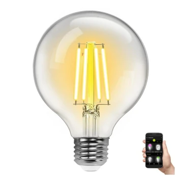 LED Dimmable bulb FILAMENT G95 E27/6W/230V 2700-6500K Wi-Fi - Aigostar