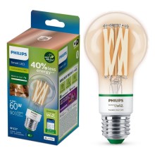 LED Dimmable bulb Philips A60 E27/4,3W/230V 2700-4000K CRI 90 Wi-Fi