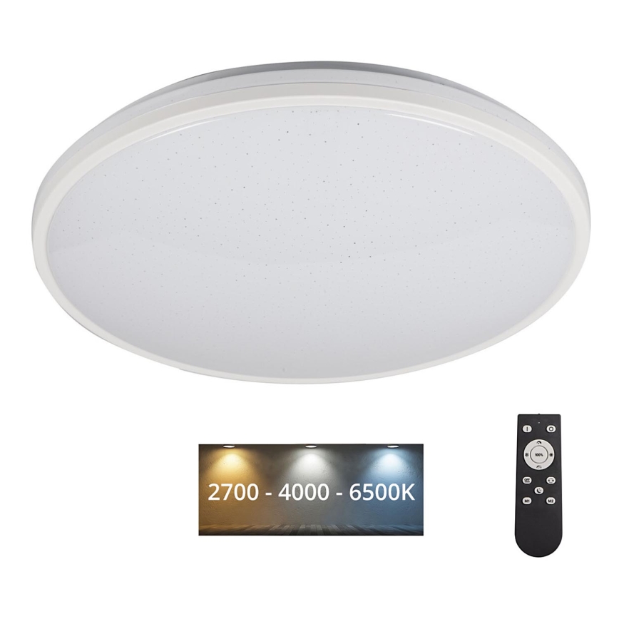 LED Dimmable ceiling light ARVOS LED/37W/230V white + remote control