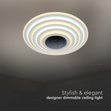 LED Dimmable ceiling light LED/125W/230V 3000-6500K + remote control