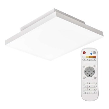 LED Dimmable ceiling light LED/18W/230V 2700K-6000K square CRI 95 + remote control