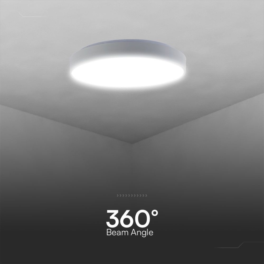 LED Dimmable ceiling light LED/40W/230V 3000-6500K 39,5 cm white + remote control