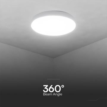 LED Dimmable ceiling light LED/40W/230V 3000-6500K 39 cm white + remote control