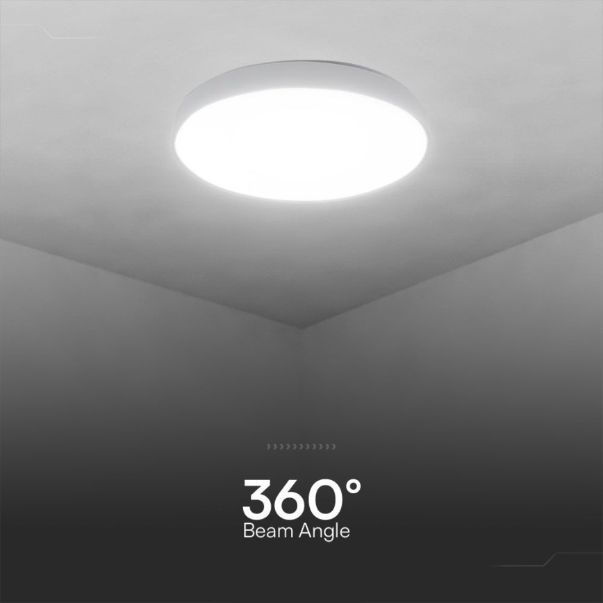 LED Dimmable ceiling light LED/40W/230V 3000-6500K 39 cm white + remote control