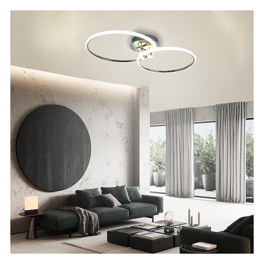 LED Dimmable ceiling light LED/48W/230V 3000-6500K + remote control