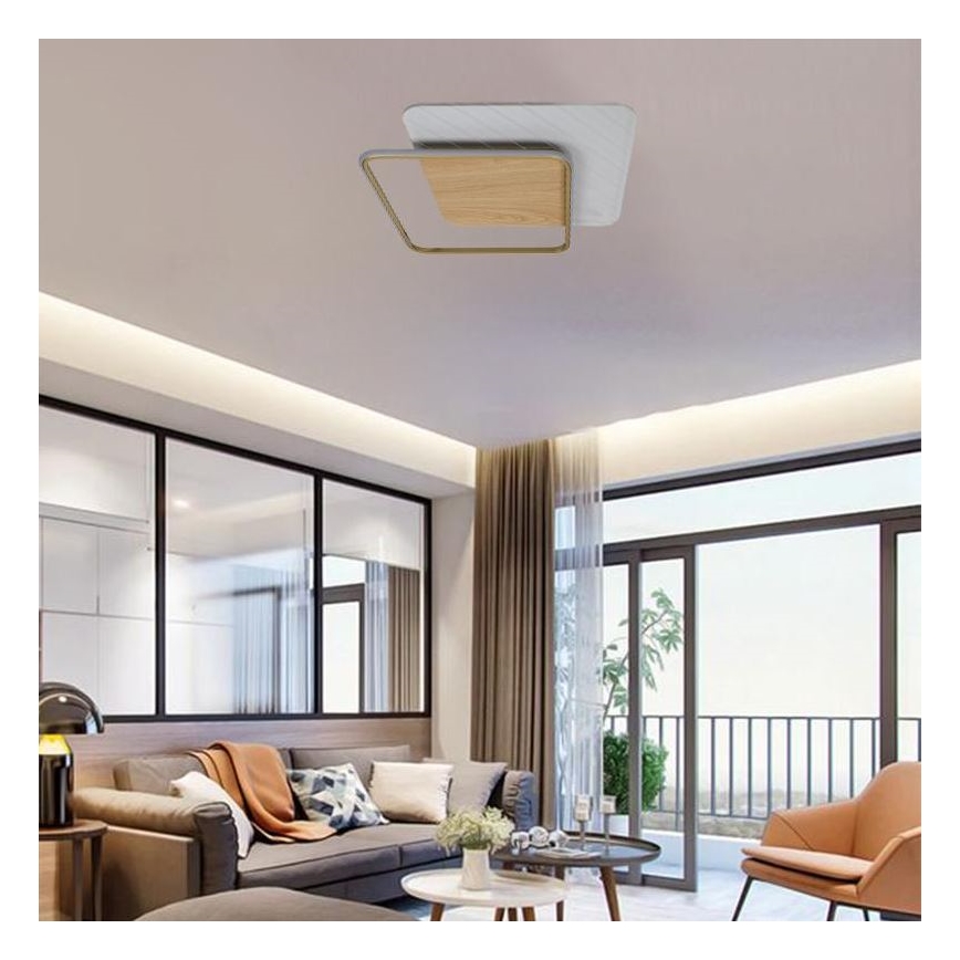 LED Dimmable ceiling light LED/60W/230V 3000-6500K + remote control