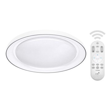 LED Dimmable ceiling light OPAL LED/24W/230V + remote control