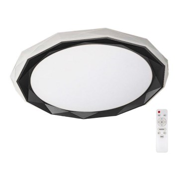 LED Dimmable ceiling light OSCAR LED/45W/230V 3000-6000K black + remote control