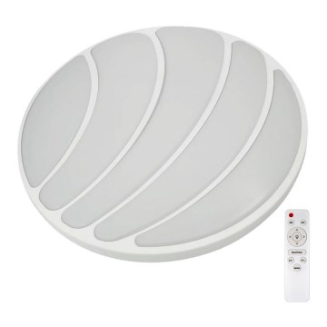 LED Dimmable ceiling light SHELL WHITE LED/40W/230V + remote control