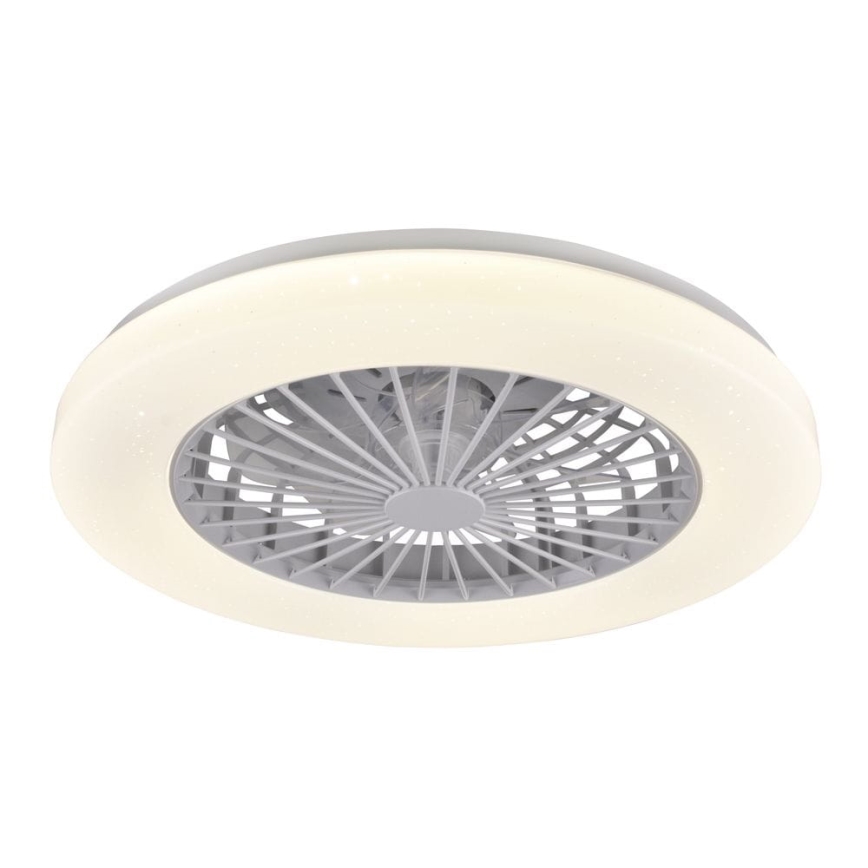 LED Dimmable ceiling light with a fan LIBYA LED/48W/230V 3000-6500K white + remote control