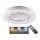 LED Dimmable ceiling light with a fan LIBYA LED/48W/230V 3000-6500K white + remote control