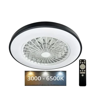 LED Dimmable ceiling light with a fan OPAL LED/48W/230V 3000-6500K + remote control