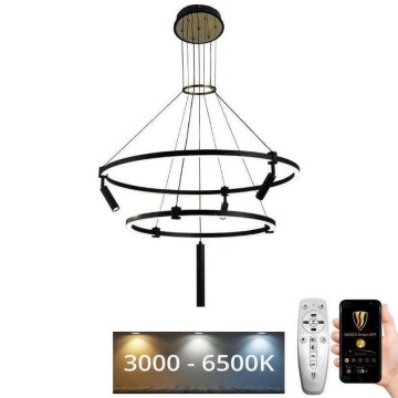 LED Dimmable chandelier on a string LED/140W/230V 3000-6500K + remote control