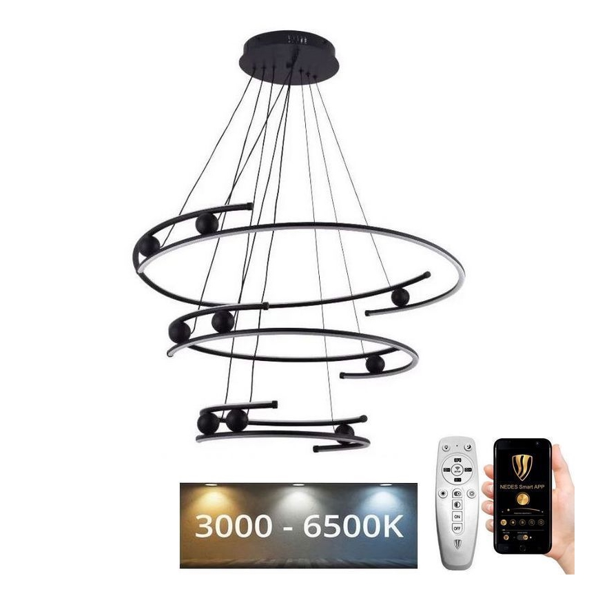 LED Dimmable chandelier on a string LED/170W/230V 3000-6500K + remote control