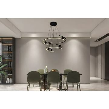 LED Dimmable chandelier on a string LED/170W/230V 3000-6500K + remote control