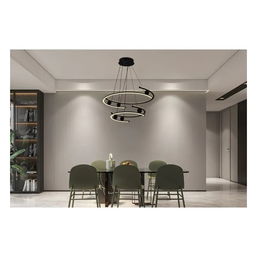 LED Dimmable chandelier on a string LED/170W/230V 3000-6500K + remote control