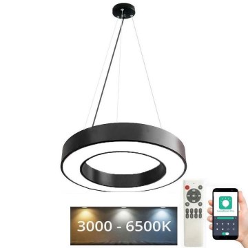 LED Dimmable chandelier on a string LED/45W/230V 3000-6500K black + remote control