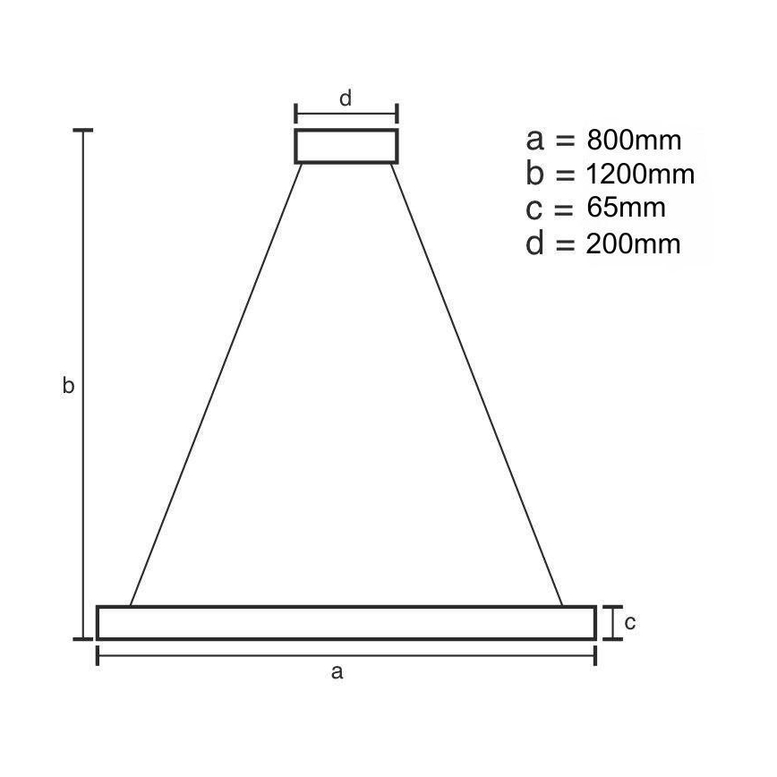 LED Dimmable crystal chandelier on a string LED/55W/230V 3000-6500K chrome + remote control