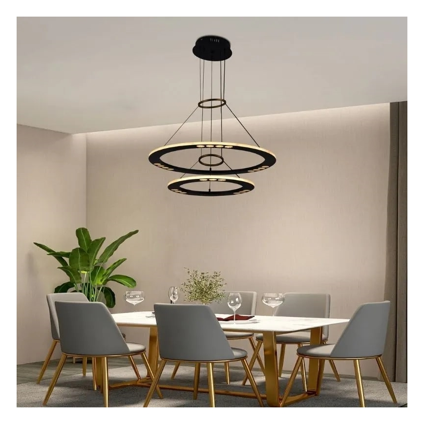 LED Dimmable chandelier on a string LED/65W/230V 3000-6500K + remote control