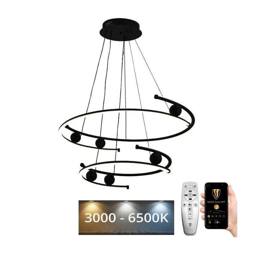 LED Dimmable chandelier on a string LED/80W/230V 3000-6500K + remote control