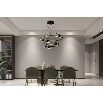 LED Dimmable chandelier on a string LED/80W/230V 3000-6500K + remote control