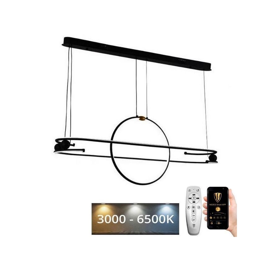 LED Dimmable chandelier on a string LED/95W/230V 3000-6500K + remote control