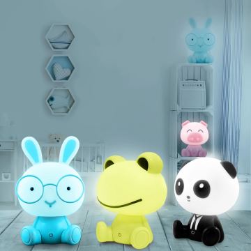 LED Dimmable children's touch lamp FROG LED/2,5W/3,7V 1200 mAh