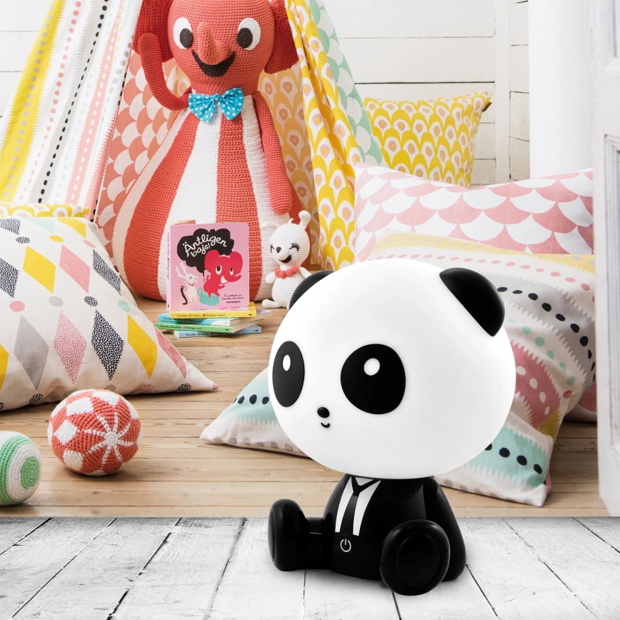 LED Dimmable children's touch lamp PANDA LED/2,5W/3,7V 1200 mAh