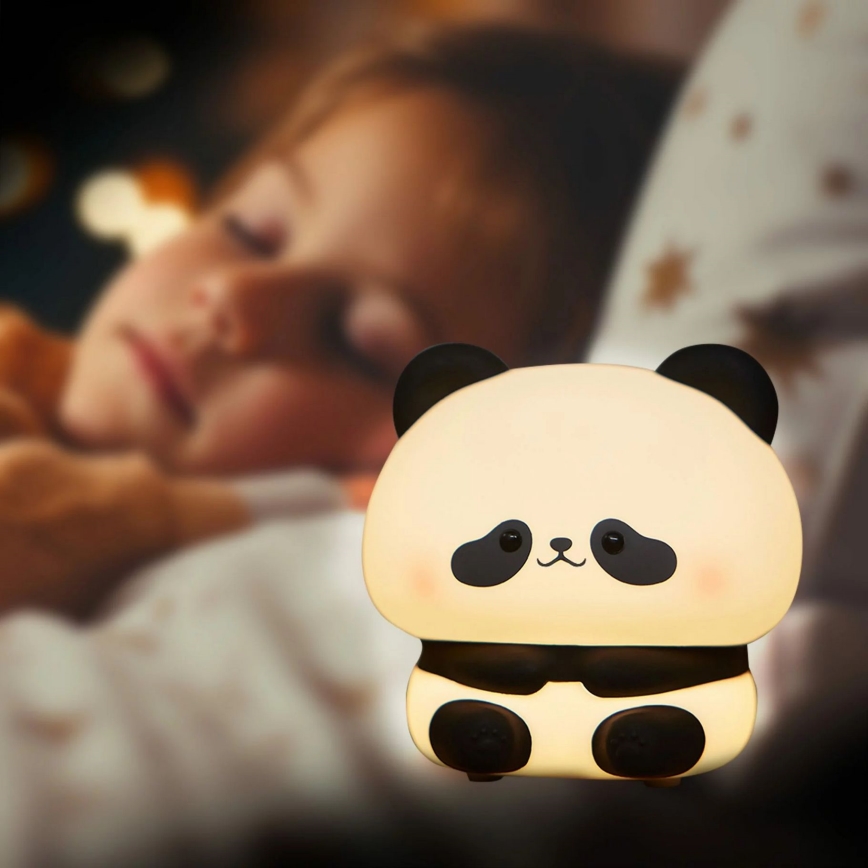 LED Dimmable children's touch lamp PANDA LED/2W/3,7V 1200 mAh