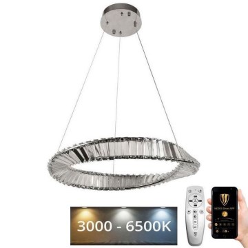 LED Dimmable crystal chandelier on a string LED/40W/230V 3000-6500K + remote control